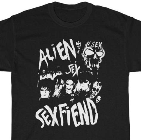 Alien Sex Fiend Alien Sex Fiend Tshirt Shirt Tee Etsy