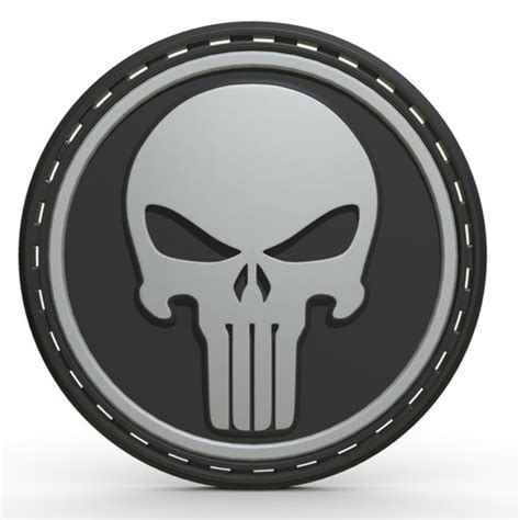 Download 3d Printer Designs Punisher Logo 3d Model ・ Cults