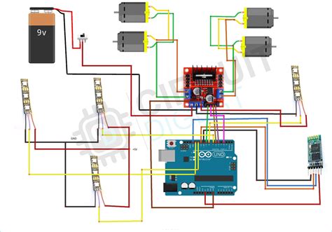 Diy Wireless Arduino Bluetooth Car Controlled By Mobile