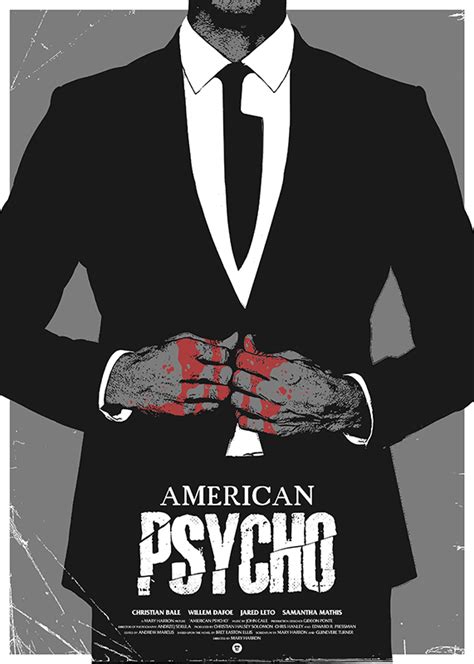 American Psycho Mikiedge Posterspy