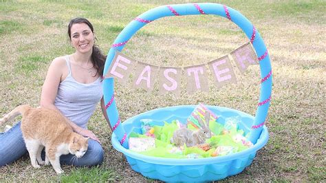 How To Make A Giant Easter Basket Youtube
