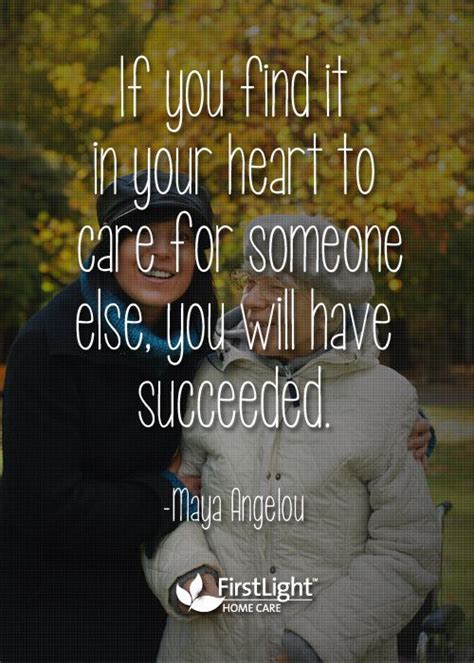 Inspirational Quotes About Caring For The Elderly Quotesgram