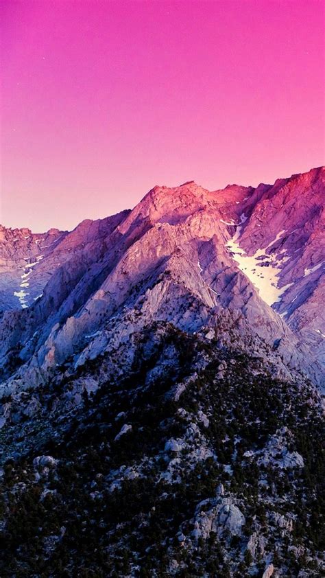 Pink Mountains Wallpapers Top Free Pink Mountains Backgrounds