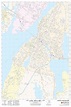 Fall River Map, Massachusetts