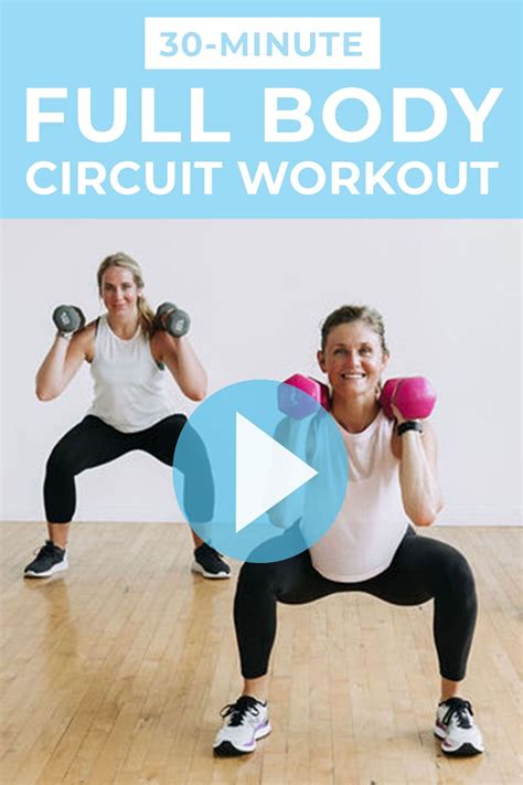 30 Minute Full Body Circuit Training Video Nourish Move Love