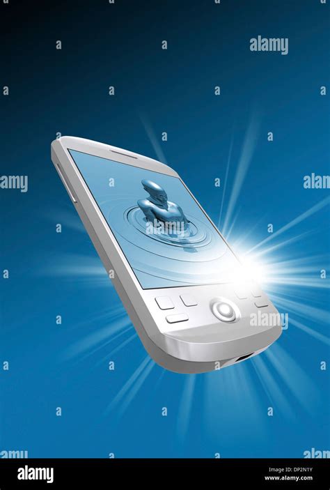Mobile Phone Artwork Stock Photo Alamy