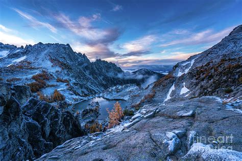 Enchantments Crystal Lake Winter Landscape Photograph By