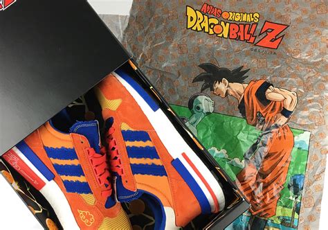 Bait shows off full 'dragon ball z' x adidas collection. Dragon Ball Z adidas Goku ZX 500 RM - Unboxing Video ...
