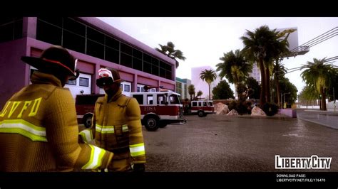 Download Realistic Fire Station In Las Venturas For Gta San Andreas