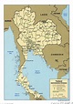 Large detailed administrative divisions map of Thailand - 2005 ...