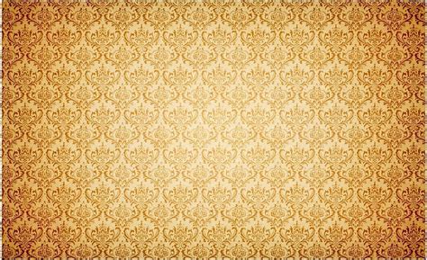 Wallpaper Pattern Retro Gold