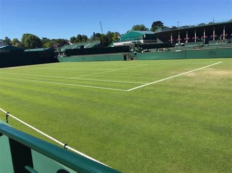 A grass court is one of the four different types of tennis court on which the sport of tennis, originally known as lawn tennis, is played. Wimbledon: The Green, Green Grass of London | Breitbart