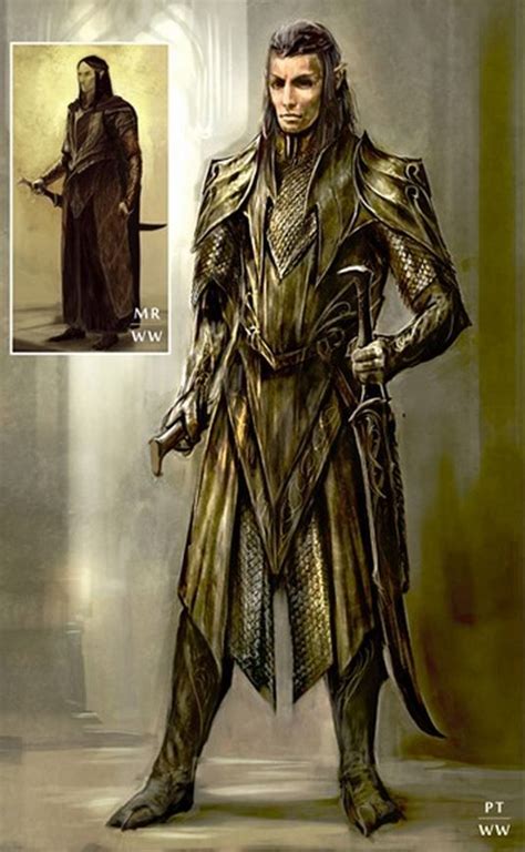 The Hobbit The Desolation Of Smaug Concept Art Elven Palace Guard