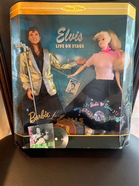 Elvis Presley Barbie Loves Elvis Gift Set Excellent Condition Mattel