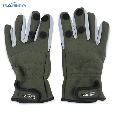 Buy Tsurinoya Paired Fishing Gloves Warm Water