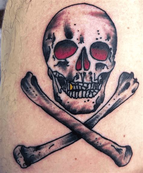 Skull And Crossbones Tattoo Design Ideas Images