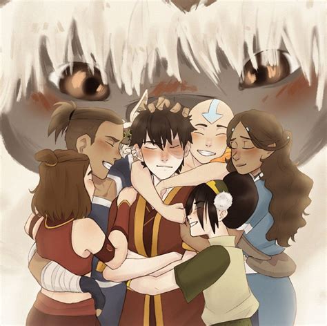 Gaang Art Avatar Cartoon Avatar Legend Of Aang The Last Avatar