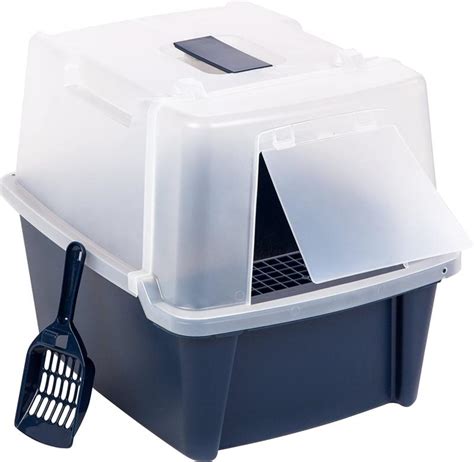 Check out which litter pans and trays made the cut and get the perfect big litter box! Cat Litter Box Enclosed Pan Hooded Jumbo Giant