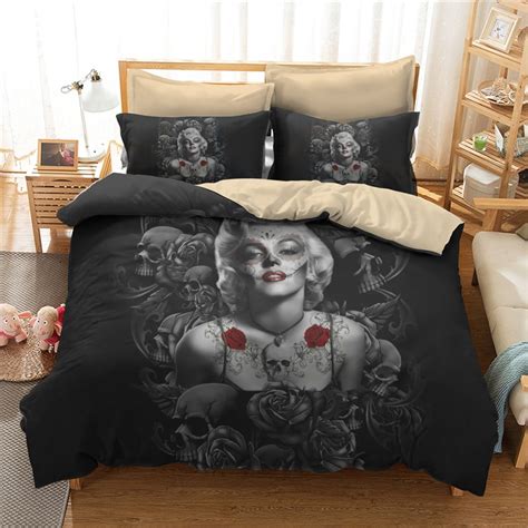 3d dangerous sexy woman bedding set digital printing duvet cover set pillowcases twin full queen