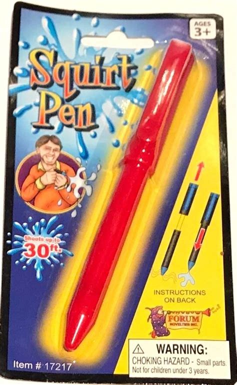 Squirt Pen Squirting Water Bar Joke Magic Trick Prank Gag Gift Shoots