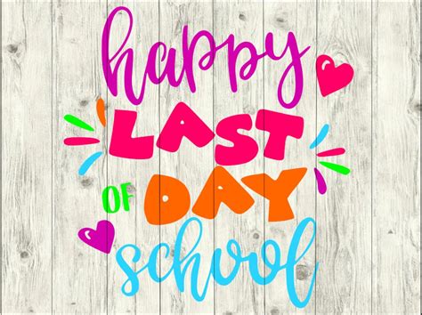 Happy Last Day Of School Svg Bundle School Svg Bundle School Etsy