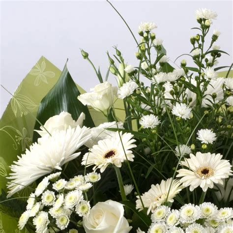 The most common sympathy card flower material is paper. Florist Choice Sympathy Flowers - buy online or call 02844 ...