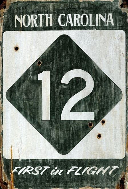 Vintage Highway Art Rustic Highway 12 Sign