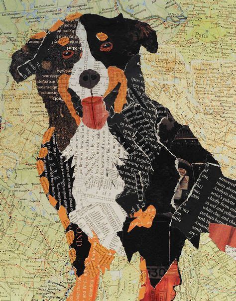 40 Dog Collages Ideas Dog Art Animal Art Collage Art