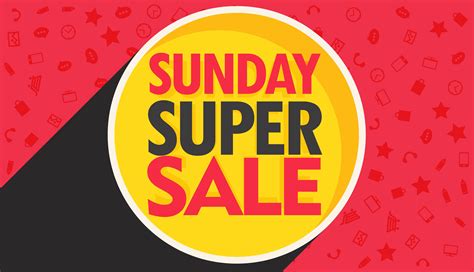 Sunday Super Sale Discount Banner Design For Your Marketing And