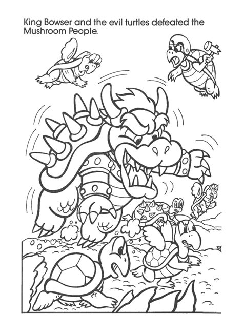 Super mario is one of the most popular subjects for coloring pages. the Captain N Network