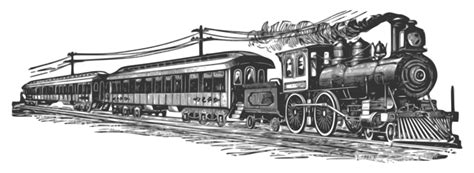 Train Rail Transport Steam Locomotive Clip Art Railroad