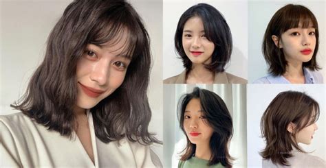 36 Shoulder Length Korean Perm Short Hair Leneldestiny