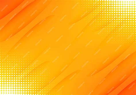 Bright Yellow Background Orange Abstract Vector Illustration High