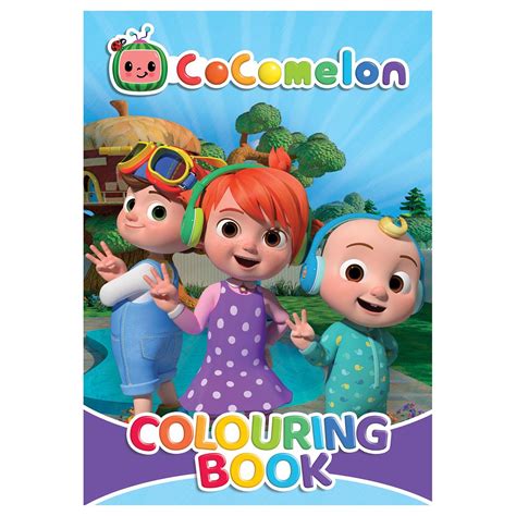 Cocomelon Fun Creative Activity Colouring And Sticker Books For Kids