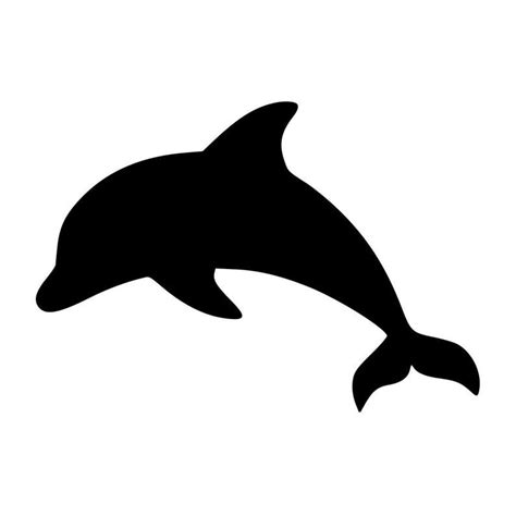 Dolphin Silhouette Silhouette Painting Animal Silhouette Silhouette