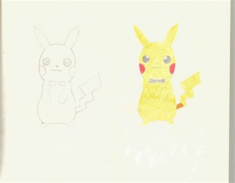 Pika Sketch And Color By Crizsolz On Deviantart