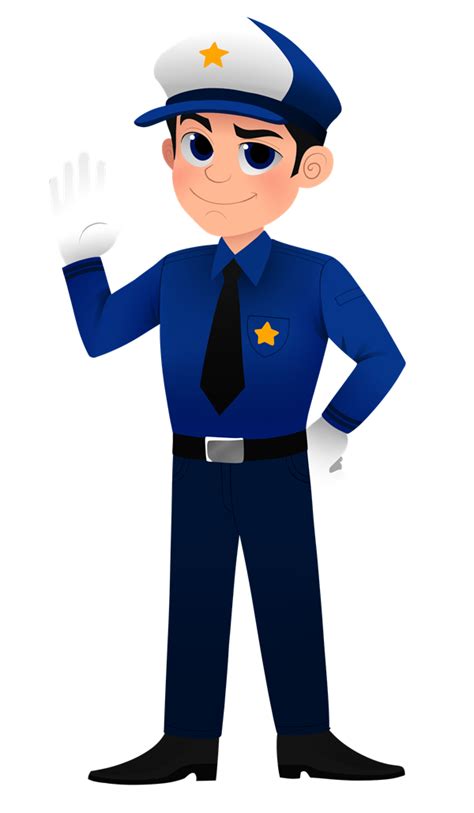 Clip Art Police Officer Uniform Clipart Kid 3