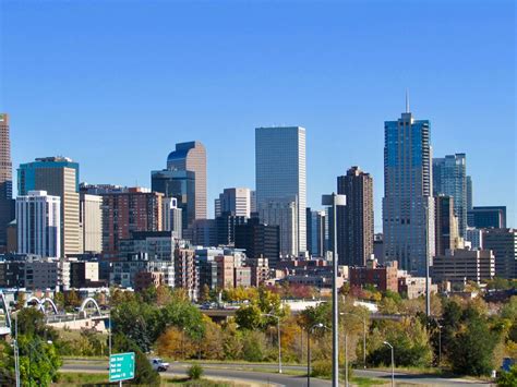 Denver Skyline Sister Cities International Sci