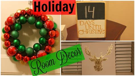 Diy Holiday Room Decor Youtube