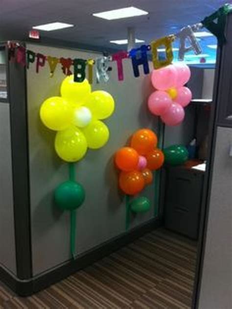 50 Gorgeous Cubicle Decoration Ideas Office Birthday Decorations