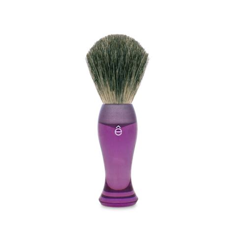 Eshave Finest Badger Hair Shaving Brush Long Handle Purple Buy