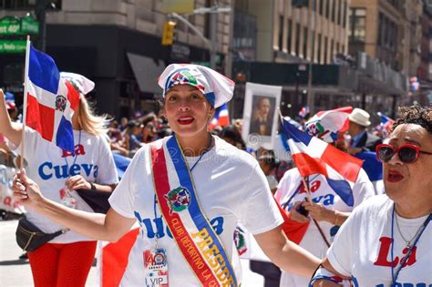 New Yorkers Gathering In Large Numbers For The Dominican Day Parade