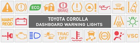 Toyota Corolla Dashboard Warning Lights Americanwarmoms Org