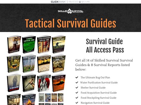 Skilled Survival Tactical Survival Guides