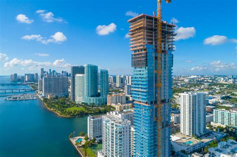 The Tallest Residential Building In Miamis Edgewater Neighborhood Tops