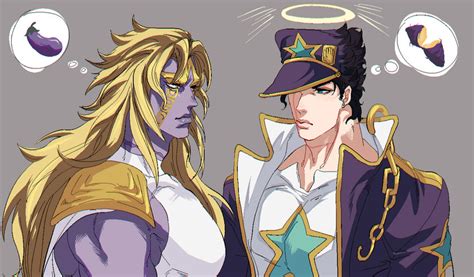 Kujo Jotaro Dio Brando And Heaven Ascended Dio Jojo No Kimyou Na