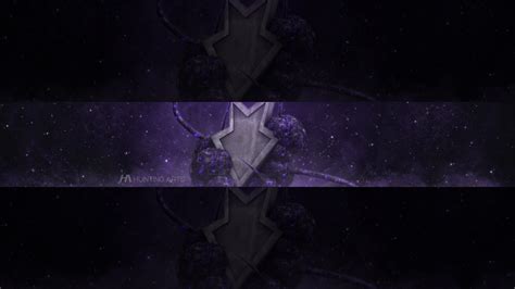 2560x1440 Purple Youtube Banner Template No Text