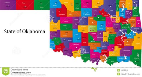 State Of Oklahoma Stock Photos Image 10013313