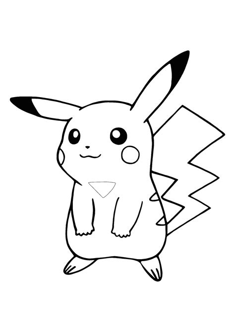 Anime Coloring Pages Pokemon Pokemon Drawing Easy