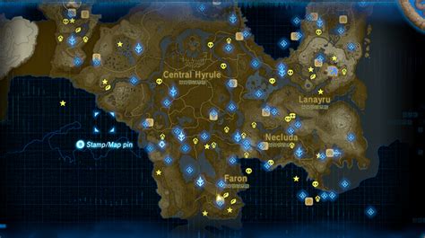 Zelda Dungeon Interactive Breath Of The Wild Map Bdachips